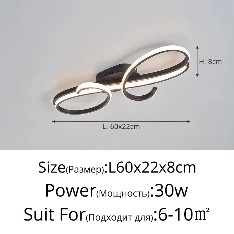 2026 Luxury Atmospheric Living Room Bedroom Ceiling Light Modern Simple High-end LED Dining Hall Ceiling Lamps Creative Home Light