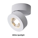 Ultra thin Surface Mounted Rotating Anti Glare Dimmable LED Downlight AC85-290V Ceiling Spotlight Lamp Indoor Lighting