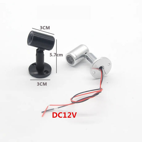 LED USB Spotlight 3W DC5V Mini Led Ceiling Down Lights Jewelry 220V 12V Interface Shop Cabinet Interior Toy Decoration Desktop