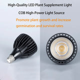 E27 25W 30W Par30 Spotlight  Led Full spectrum plant Grow Light Ra98 plant Lamp AC85-265V