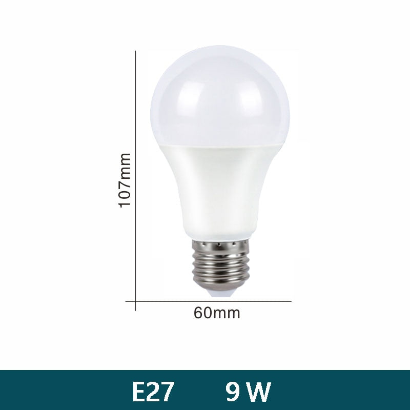 LED Bulb Lamps E27 E14 AC220V 110V 120V DC12V-85V 24 Light Bulb power 10pcs 20W 18W 15W 12W 9W 5W 3W Lampada Living Room Home LED
