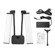 Flexible Double Arms LED Fill Light Bi-color Dimmable LED Video Light 3 Lighting Modes with Phone Holder for Makeup Live Stream