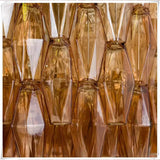 2027 Murano Glass Wish Bottle Pendant Lamp Colorful Glass Electroplated Brass Silver Round Dimmable Ceilings Lustre