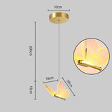 Nordic Luxury Creative Art Modern Transparent Butterfly LED Pendent Lamp Living Room Bedroom Background Acrylic Home Decoration