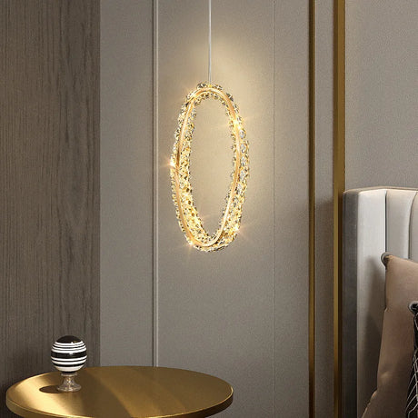 Small Crystal Modern Chandeliers for Dining Table Decors Golden Luxury Hanging Lamps for Ceiling Home Lighting Fixture LED Luster's