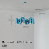 Nordic Creative U Shaped Pendant Light Restaurant Living Room Bedroom Personalized Minimalist Led Designer Decorative Chandelier