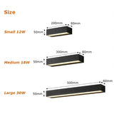 IP65 Waterproof Outdoor Wall Light Sconce - Modern Exterior Lighting Fixture for Porch, Balcony, Garden, Yard & Gate
