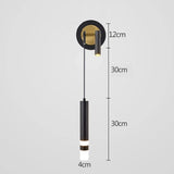 Nordic Luxury Wall Lamp with Reading Spotlight - Modern Linear LED Sconce