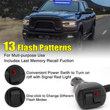 80 LED Strobe Lights For Auto Emergency Grill Warning Lamp 80 led Windshield Bar Traffic Advisor Flashlight 12V 24V Car Accessor