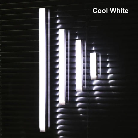 Rechargeable Motion Sensor LED Bar Light Induction Under Cabinet Lamp USB 5V Dimmable Night Light Room Aisle Tube Detector Bulb