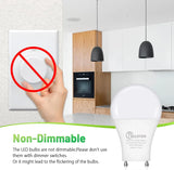 GU24 LED Bulb 4-Pack - 5000K Daylight 9W (100W Equivalent) 800 Lumens