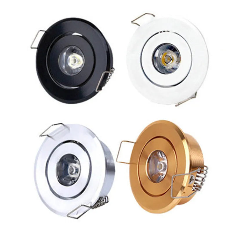 3W LED Mini Ceiling Spotlight - Recessed AC85-265V Micro Downlight