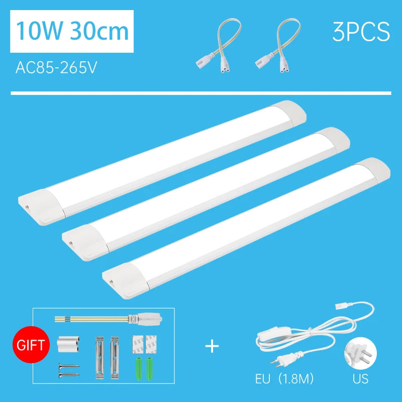 Plug-in LED Tube Light with 1.8m Switch Wire - Under Cabinet Kitchen Lamp