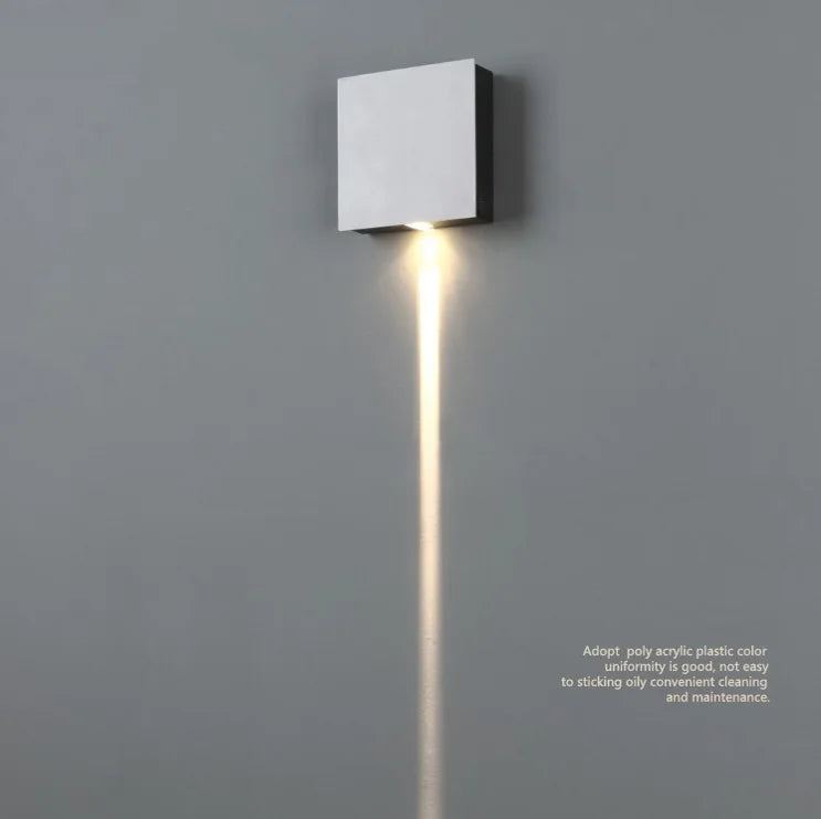 Modern minimalist creative LED square wall lamp wash wall bar KTV background wall decoration beam lamp