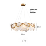 Modern Internet Celebrity Living Room Art Pendant Light Luxury Minimalist Glass Lamp Bedroom Dining Room Long Pendant Light