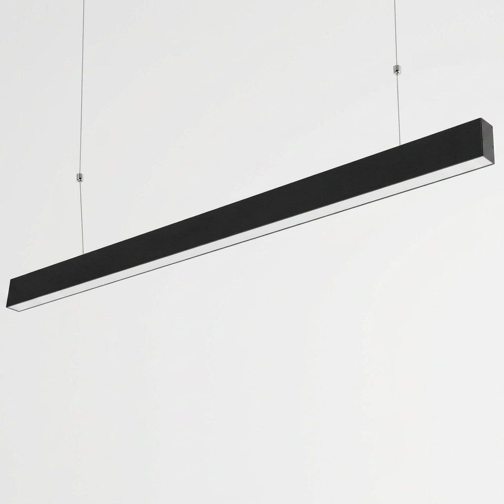 4ft Modern LED Linear Light (1200mm, 40W) - Suspended Chandelier & Ceiling Strip Lamp for Office, Shop & Home Decor