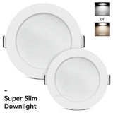 10PCS LED Downlight Recessed Ceiling Lamp 7W 9W 12W 20W Two-color White/Warm White Led Spotlight AC 220V