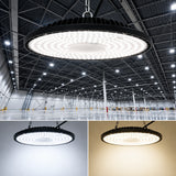 220V UFO LED High Bay Light (100W/150W/200W) - Super Bright IP65 Waterproof Industrial Lighting for Warehouse & Factory