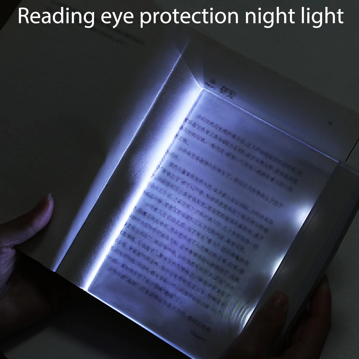 Portable LED Book Light Battery Powered Flat Plate Led Book Lamp Eye Care Reading Lamp for Reading In Bed At Night