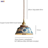 2026 New Style Nordic Modern LED Pendant Lights Fixtures 4W Bedroom Dinning Living Room Ceramic Beside Lamp Hang lamp