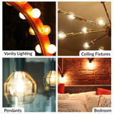 E27 Edison LED Filament Bulb  G95 G80 Globe  Bulb 2700K 4000K 12W 16W   Retro Vintage Lamp Decorative No Flicker Bulb