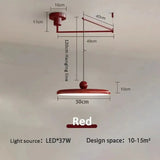 French Rocker arm Hanging Chandelier Light Fixture  Folding LED Colorful Pendant Lamp for Living Room Dining Room Bedroom