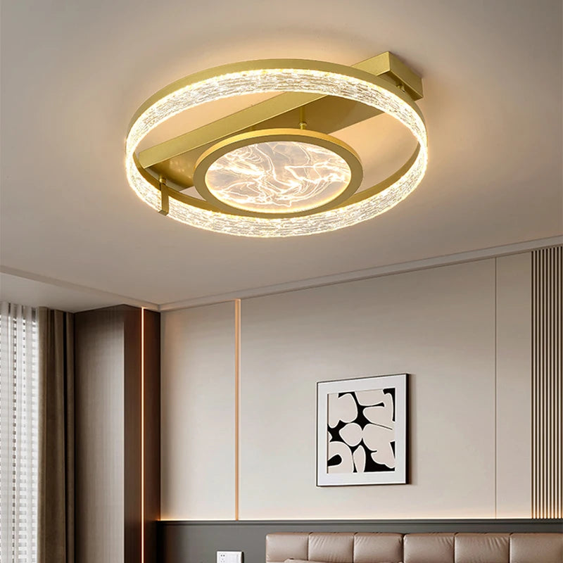 Modern Living Room Led Lights Square Creative LED Ceiling Lamp Bedroom Ceiling Pendant Lamp Indoor Home Dining Room Lighting