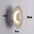 Creative Modern LED Wall Lamp Sconces Disc-shaped Metal Hotel Restaurant Bedroom Corridor Decoration Wall Light Indoor Lighting