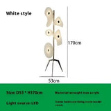 Modern Creative LED Floor Lamp - Artistic Designer Standing Light Fixture for Living Room Accent & Bedroom Bedside Decor