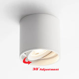 Surface Mounted LED Circular Downlight 7W/9W/12W/15W/18W/20W   Dimmable COB Spot Lights  AC85- 265V Ceiling Lamp Indoor Lighting