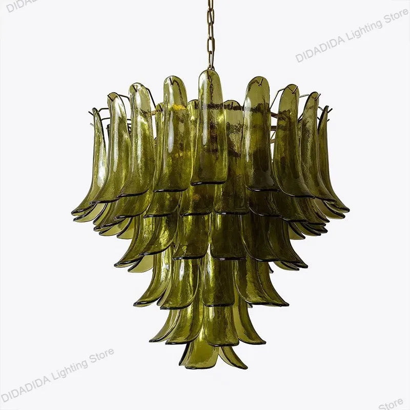 2026 Brass Branch Chandelier - Murano Horseshoe Glass Pendant Lamp