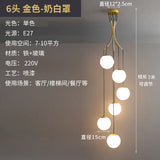 Modern Nordic Spiral Staircase Pendant Light for Dining Room Loft Apartment Villa Stairwell Decoration Chandelier Home Decor