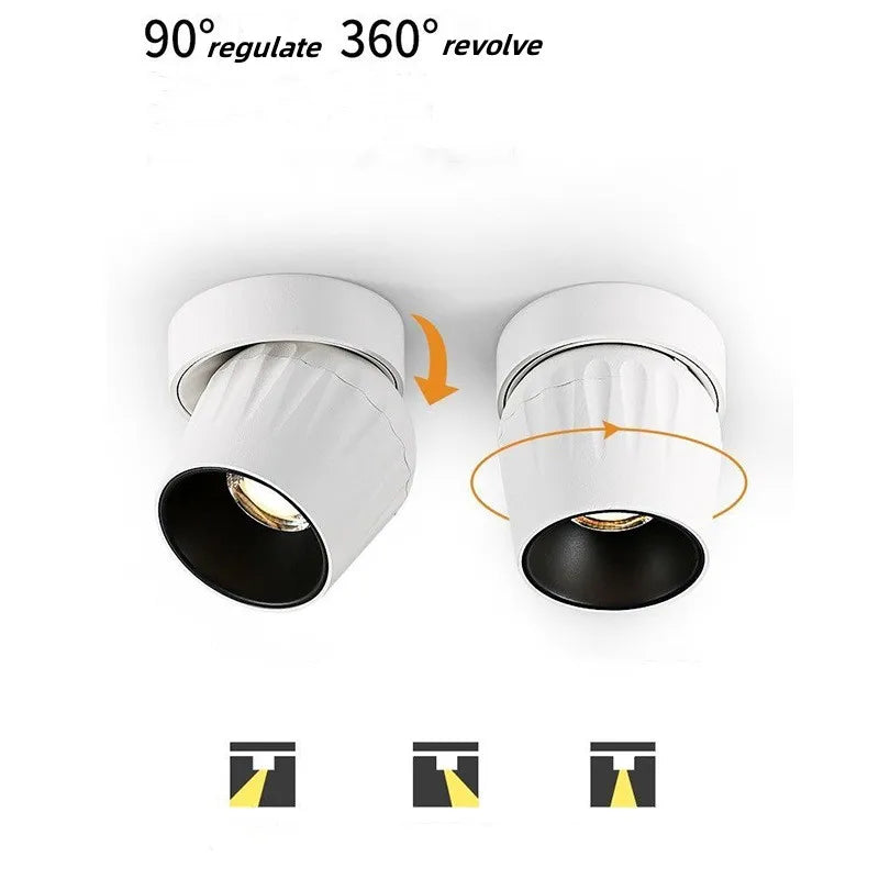 Tunable bright mounted spotlight LED ceiling light COB ceiling downlight 7W9W12W.AC110V-240V