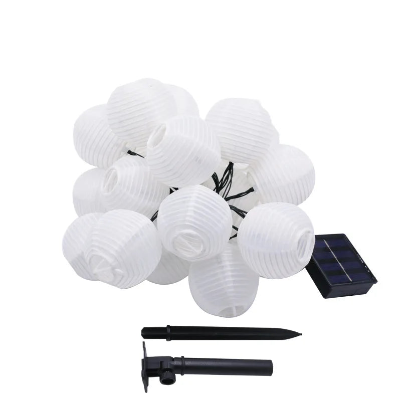 6m Solar Outdoor Light Garland Solar Lantern Garden Lamp String Lighs Waterproof Soalr Lamp Garden Garland Sunlight Garden Decor
