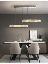 Modern Foyer Luxury 3 Dimmable Ceiling Chandelier Light Lustre K9 Crystal Liner Ceiling Lamp Indoor Lighting Decors Led Luminaire