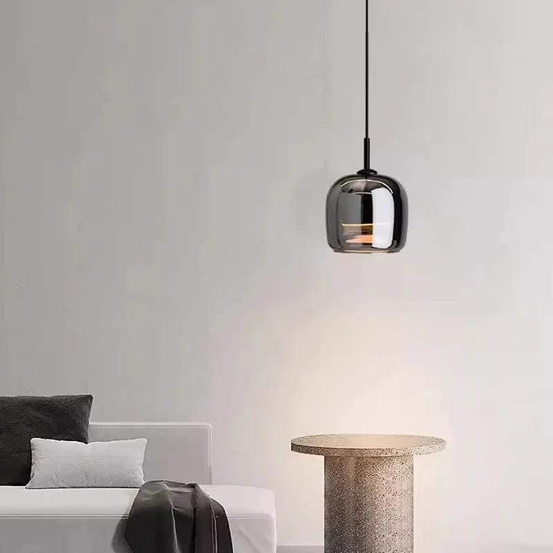 Nordic Glass LED Chandeliers Luxury Pendant Lamp Modern Minimalist  hanging light fixture decorative indoor lighting