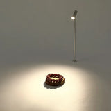 Led Cabinet Spot Light Mini Spotlights Gold Silver Black Jewelry FOCO Exhibition Display 1W Standing Pole Small COB Lamp 110V 220V