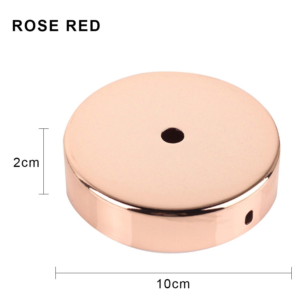 Metal Pendant Plate Vintage Light Base Accessory Black Retro Ceiling Canopy Sconce Mount Wall Lamp Holder Fixture