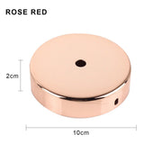 Metal Pendant Plate Vintage Light Base Accessory Black Retro Ceiling Canopy Sconce Mount Wall Lamp Holder Fixture