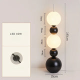 Italian Designer Medieval Art Gourd LED Floor Lamp Bedroom Study Living Room Sofa Standing High-end Atmosphere Decorative Light