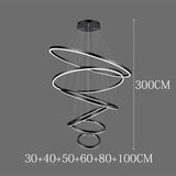 Nordic home decoration, stair chandelier, living room and dining room Pendant lights, ceiling light, indoor lighting