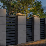 Modern 2025 LED Courtyard Light Outdoor Pillar Top Waterproof Street Light Fence Cap Door Post Landscape Facade