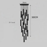 Modern home decor led lights pendant light lamps forstaircase Chandeliers for living room hanging light indoor lighting