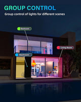 Tuya Smart WiFi 10W RGBCW LED Recessed Downlight (2700K-6500K) - App Dimmable Color-Changing & Tunable White Ceiling Spotlight Compatible with Alexa & Google Home