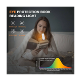Reading Light Portable Rechargeable Book Light for Reading At Night in Bed,Timer for Kids Night Book Reading Lovers Blue