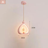 Princess Room Chandelier - Cute Cream Style LED Light for Girls Bedroom