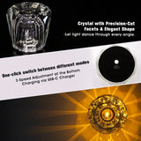 Crystal LED Table Lamp USB Brightness Adjustment Diamond LED Night Light Bedside Table Restaurant Bar Rechargeable Romantic Lamp