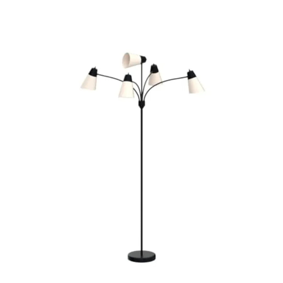 LED Floor Lamp, Medusa Multi Head Modern Tall, Rustic Adjustable Reading Standing Light for Living/ Room, Bedroom