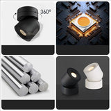 7w 10w 15w Living Room Light Fixture Ceiling Lamp for Home Kitchen Indoor 110V220V Dimmable Led Downlight Spot Spotlights Foldable