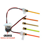 3V COB Meteor Shower LED Filament Light (40mm/59mm/70mm) - No-Solder Plug-Play Diodes